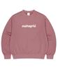 MAHAGRID Basic Logo Sweatshirt Pink(Mg2Efmm449A)