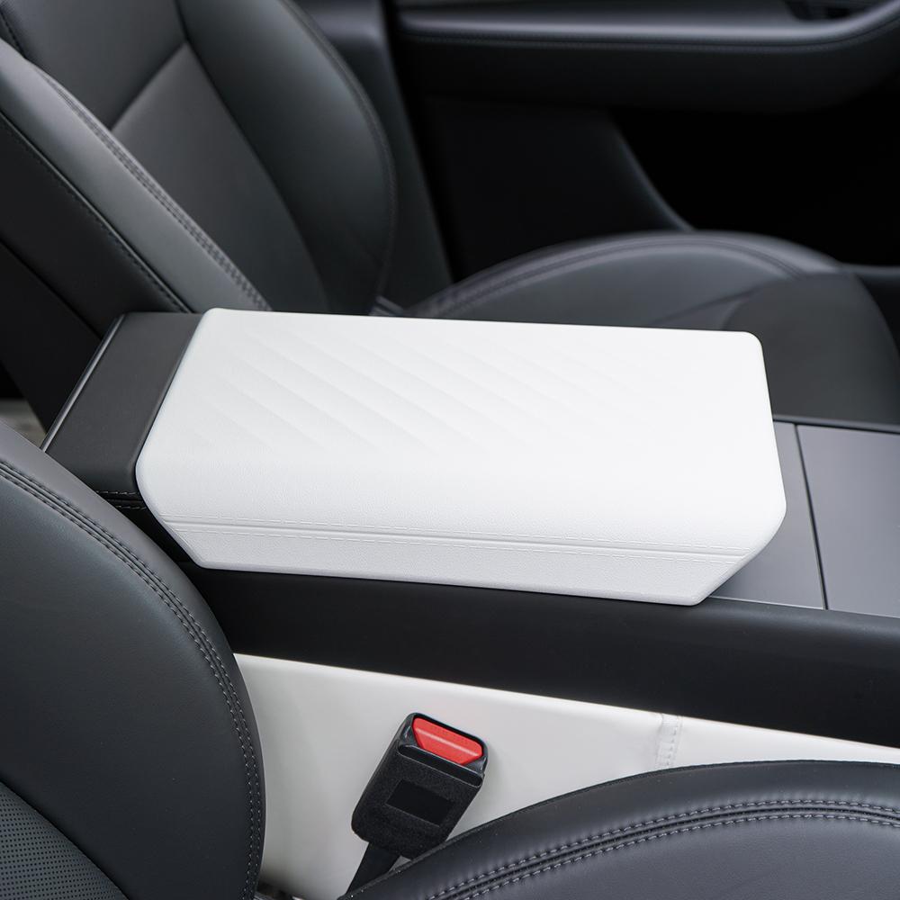 TPE Soft Center Console Armrest Cover for Tesla Model Y Juniper 2025 Model 3 Highland 2024 Electric Car Protection Accessories