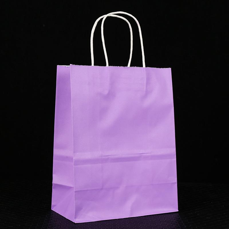 10/25 buc. pungi cadou din hârtie kraft pentru cumpărături de sărbători, DIY, multifuncționale, reciclabile, cu mânere, pot fi en-gros