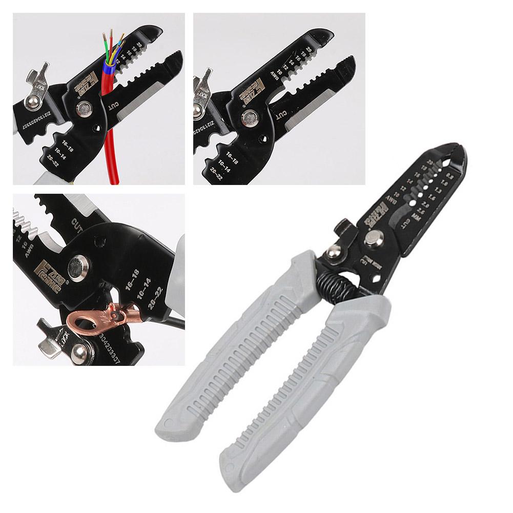 Multifunctional Wire Stripper & Crimping Pliers for Electricians - Optical Fiber Wire Pulling/Cutting Cable Pliers