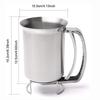 Steel Batter Dispenser with Rack Dough Funnel Cupcake Baking Dispenser Kitchen Tools