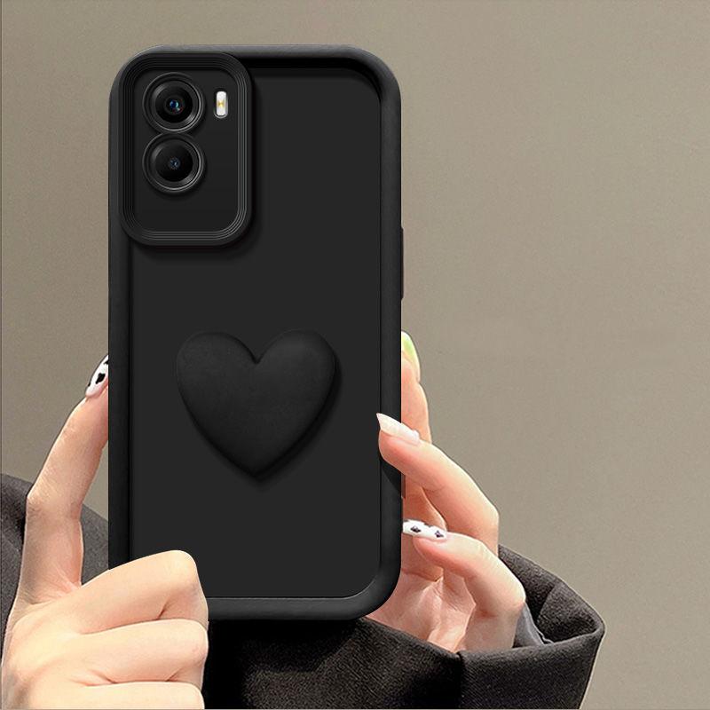 A 51 71 31 21S Cute 3d Love Heart Soft Silicone Case For Samsung Galaxy A54 A71 4G A31 A21S 2019 Women Matte Back Cover Funda