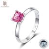 Bague Ringen 1or 2 CT Princess Cut Moissanite Solitaire Ring For Women Colorless High Quality 100% S925 Sterling Silver Band GRA
