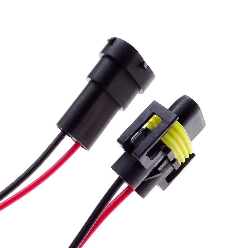 1 paar H8 H9 H11 Stecker Auf Buchse Stecker Adapter für Auto Nebelscheinwerfer Stecker Kabel Scheinwerfer Birne Lampe Kabelbaum zubehör