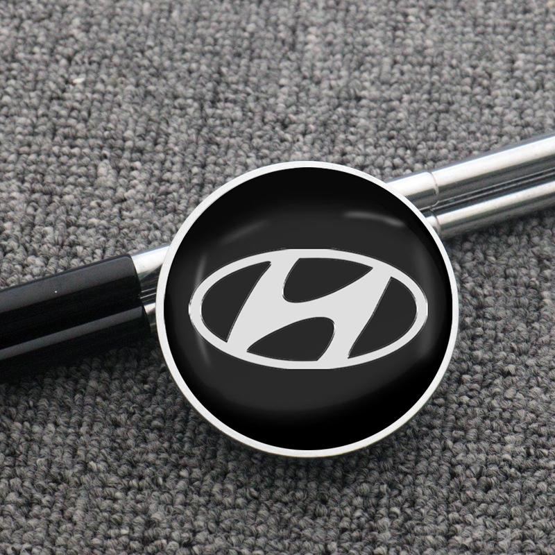 4Pcs Car Wheel Center Hub Center Cap Rim Hub Dustproof Cover Emblem For Hyundai I30 Tucson Elantra Venue Palisade Terracan Accent Veloster Sonata