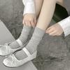 Elkate Damensocken Durchsichtig Langschaft Kühl Einfarbig Mode Sommersocken LDSC008