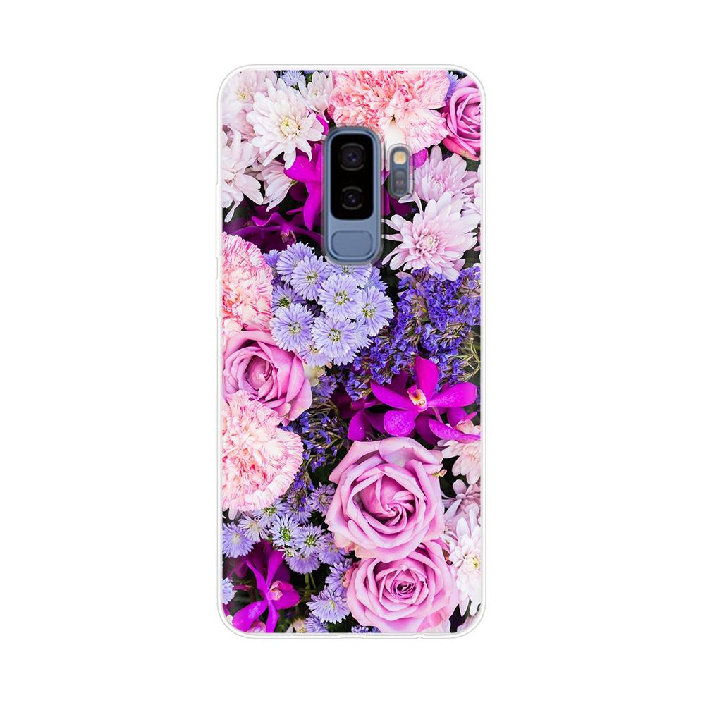 For Samsung Galaxy S9 Plus Phone Case Pretty Butterfly Pattern Soft Slim TPU Clear Silicone Cover For Samsung Galaxy S9 S9+ S 9