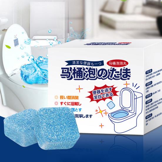 Lot de 12 comprimés de nettoyage pour toilettes, forte décontamination, rafraîchissant, soluble dans l'air, comprimés effervescents pour toilettes, agent de dragage pour hôtel