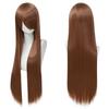 Colorful Long Straight Wig for Cosplay 80 Cm for Anime and Historical Costumes