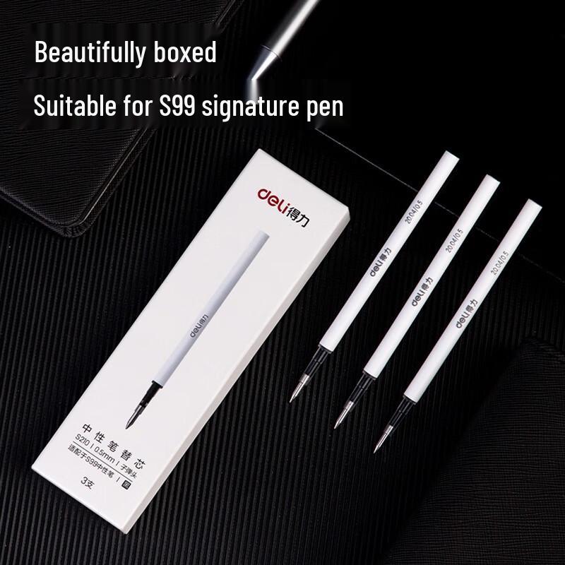 Deli Retractable Gel Pen Refills S99