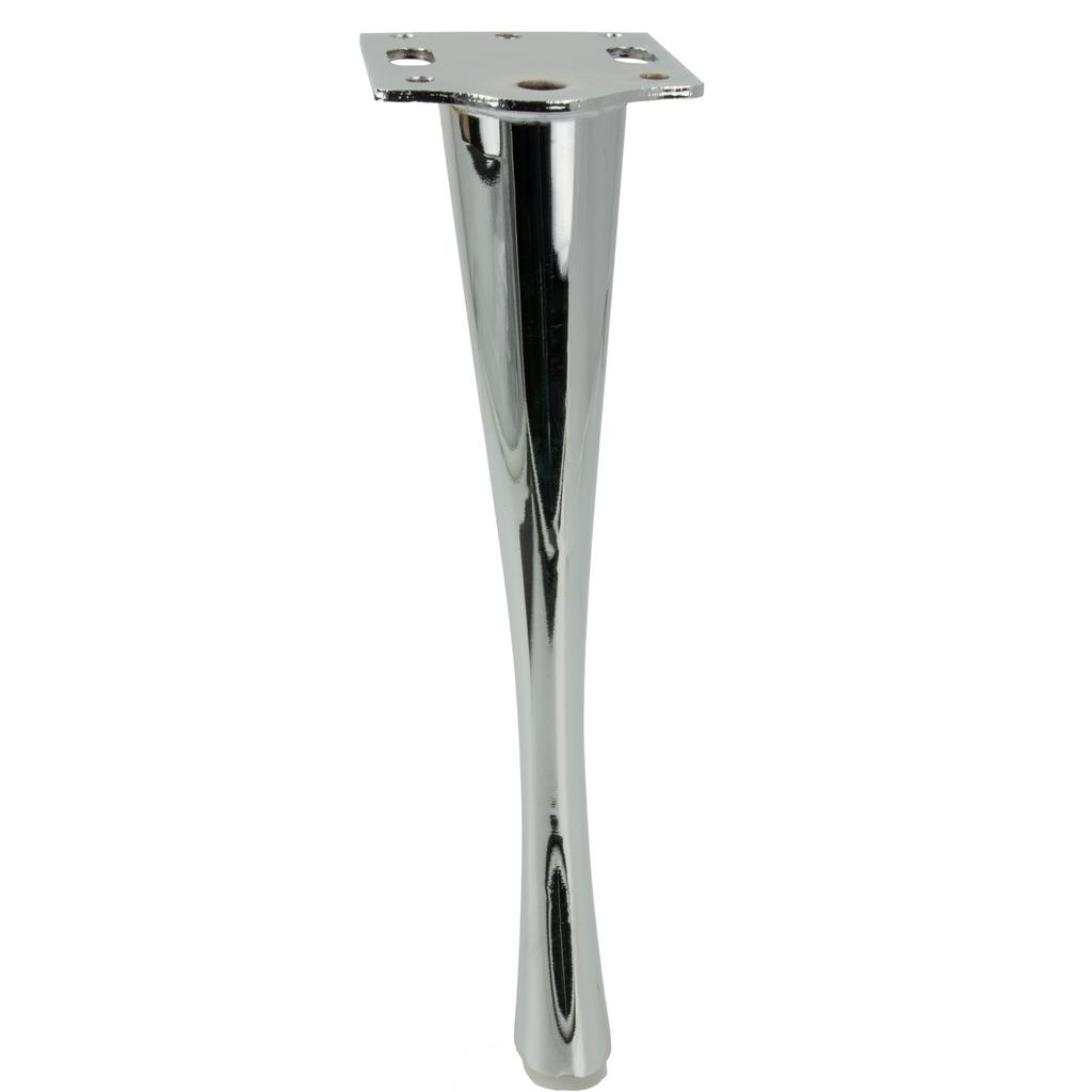 Pata de mueble estilo Cromo plateado pin 23 cm