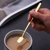 1 ADET Kahve Kaşığı, Uzun Saplı Paslanmaz Çelik Karıştırma Çubuğu, Mini Kaşık, Smoothie Kaşığı, Tatlı Bal Kaşığı, Şarap Kaşığı