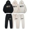 Tricotaj cu flocat tridimensional 1977 hanorac pentru bărbați și femei stil american high street pantaloni costum casual