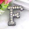 Rhinestone Iron On High Quality 1PC English Alphabet Shoes For Clothes Badge Bag A-Z Letters Applique 3D Popular Hot Sale Letters Patch  Accessories