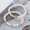 Natural Freshwater Pearl & Hetian Jade Beaded Bracelet For Women Elegant Fashion Jewelry Gift
