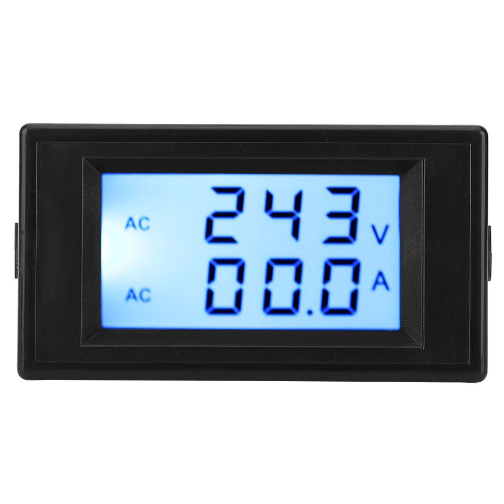 D69-2042 Dual Display Voltmeter Ammeter AC80-300V 0-50A 0-100A with Current
