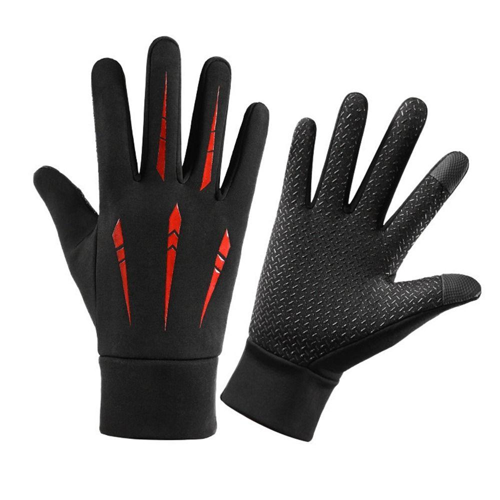 Winddichte Winterhandschuhe Warme Fäustlinge Fahrradhandschuhe Modische Vollfingerhandschuhe Sport