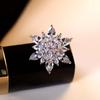 Lady Christmas Flower Snowflake Fashion Accessories Zircon Brooches Brooch Pins Women Jewelry