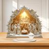 2D Acrylic God Religion Birth Scene Ornament Acrylic Flat Plate Desktop Decoration Ornaments for Home Decor