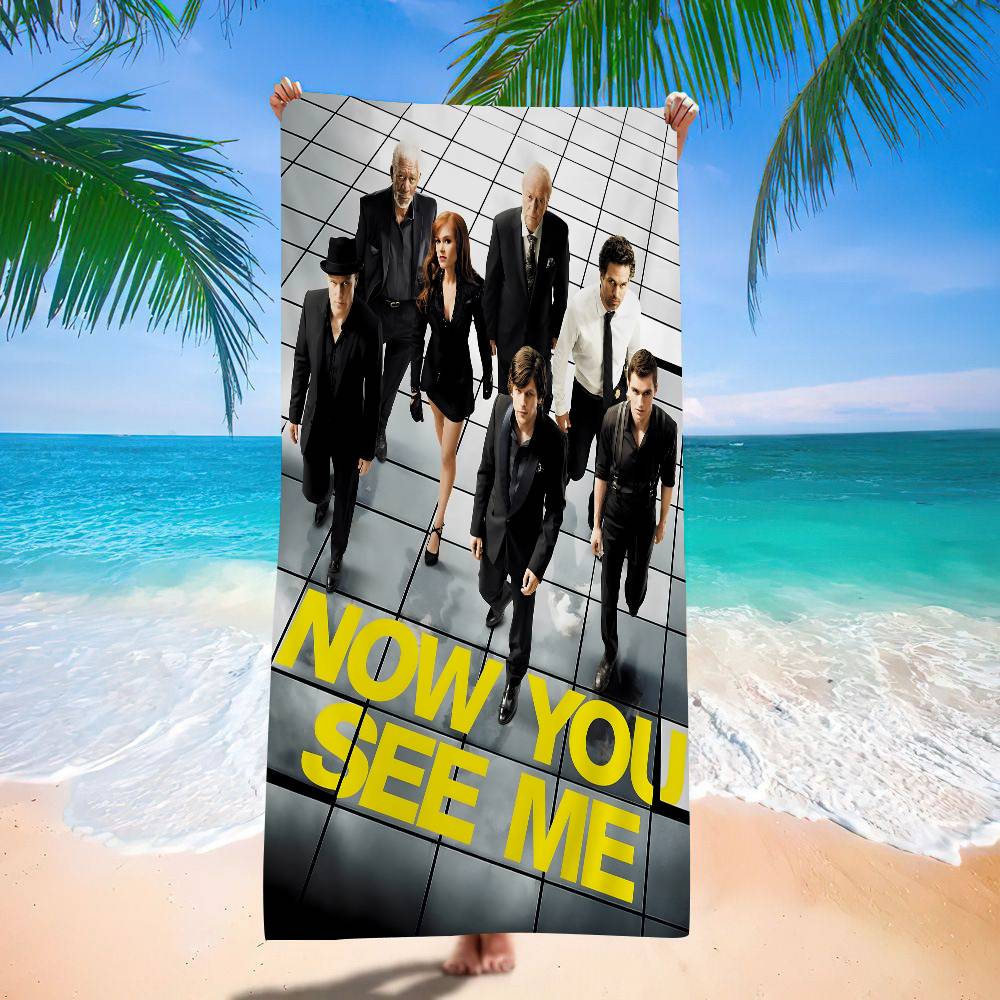 Classic Movie N-Now Y-You See M-Me Microfiber Beach Towel Absorbent Quick Dry Soft Yoga Swimming Resort Mountain Climbing Towel