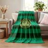 Couverture Celtic Football Club Couverture en Flanelle Douce Confortable Peluche Jeté pour Canapé Lit Léger Décoration de Maison