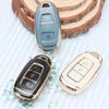 TPU Autoschlüsselhülle Abdeckung Fob Für Hyundai Santa I30 Ix35 Encino Kona Solaris Accent Fe Azera Grandeur Elantra Schlüsselhülle Zubehör