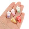 5Pcs 1:12 Dollhouse Miniature Sundae Ice Cream Cup Milk Tea Drink Decor Toy