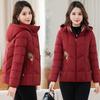 Grandma Winter Padded Clothes Women's Middle-aged and Elderly Padded Jackets Thickened Mother Down Padded Jackets Old Lady Hooded Clothes