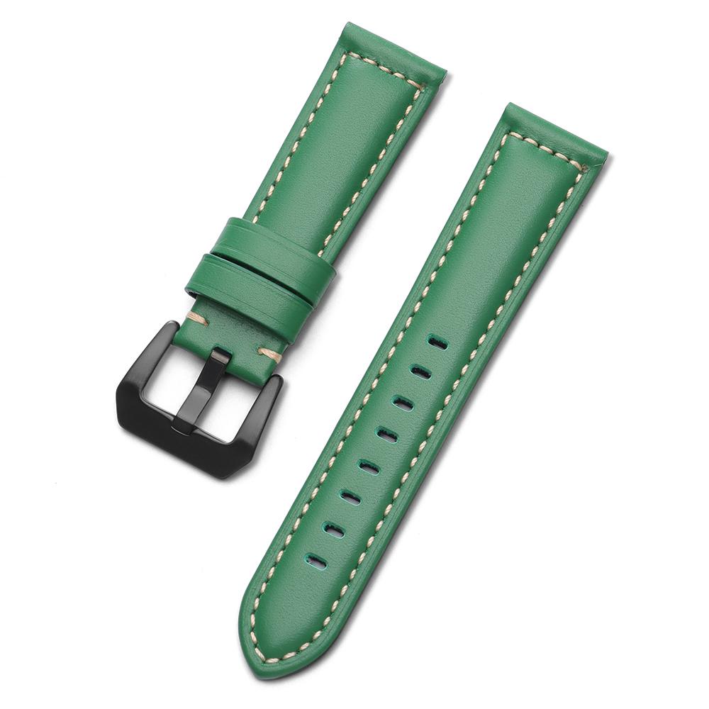 18mm 20mm 22mm 24mm Genuine Leather Watch Band Business High Quality Cowhide Stiching Strap Men Women Sport Bracelet Watchband