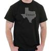 Texas Map Shape Vacation Tx Pride Gym Womens Or Mens Crewneck T Shirt