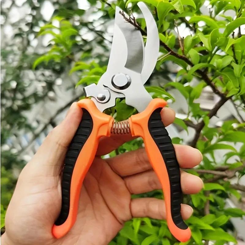 Stainless Steel Professional Gardening Shears Pruning Branches Fruit Trees Flowers Household Pruning Tools Shears