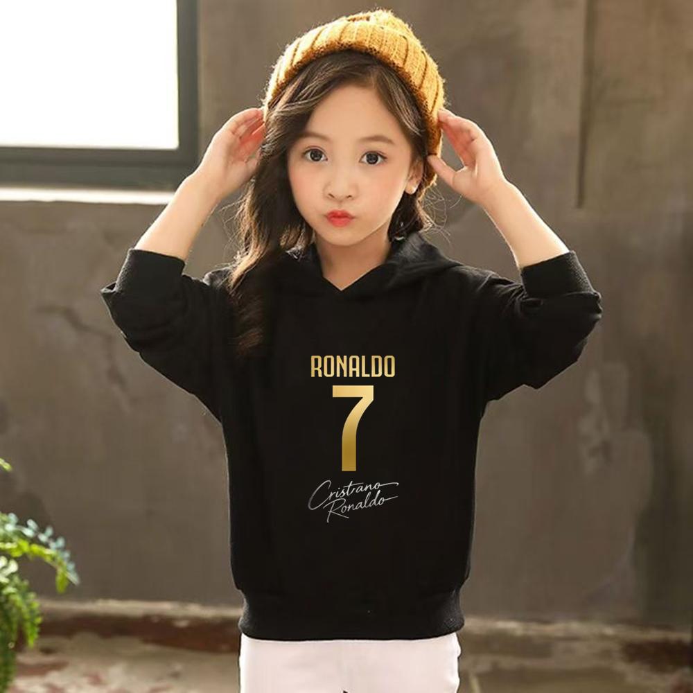 Herbst Fußball Star 3-12 Jahre Kinder Hoodie+Hosen Anzug Kind Sweatshirt 2-teilige Sets Jungen Mädchen Hosen Kleinkind Trainingsanzüge