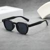 New Fashionable PC Mens and Womens UV Resistant SunGlasses Personalized and Versatile UV400 Elliptical Small Frame Glasses