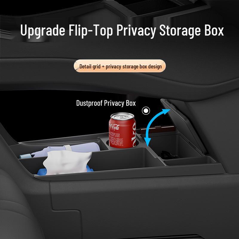 L90 Center Console Lower Silicone Storage Box and Glasses Holder