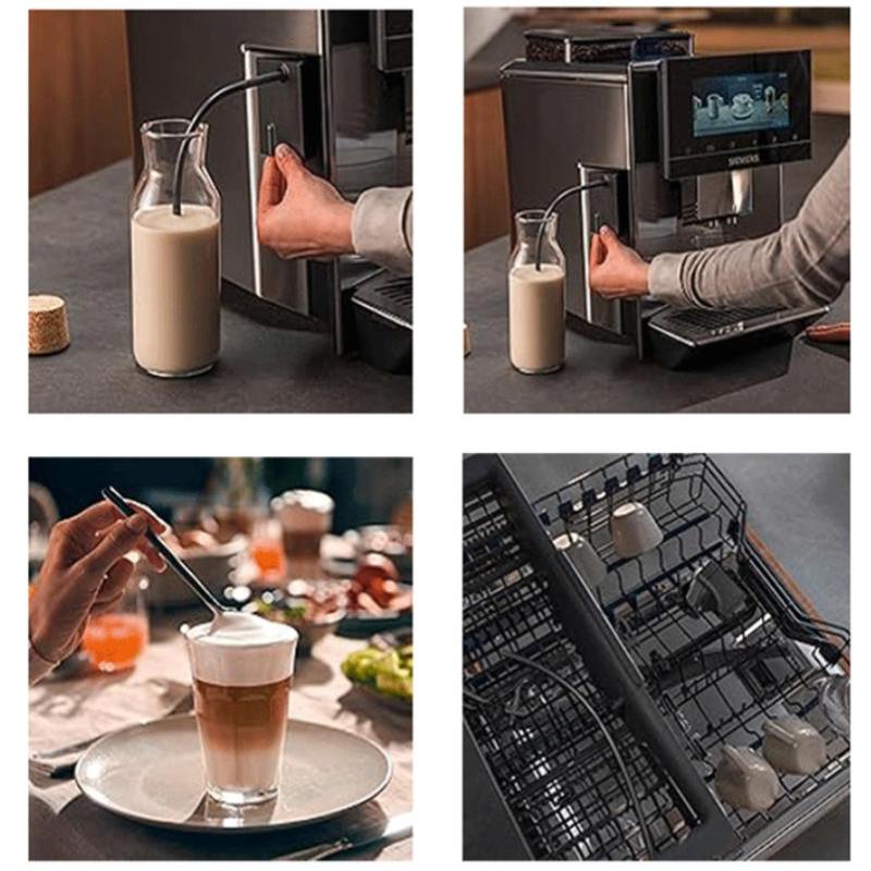 1 Set Voor Siemens Eq Serie Koffiezetapparaat Melkcontainer Adapter Kit Met Slangconnector En Vaatwasmachinebestendig Ontwerp
