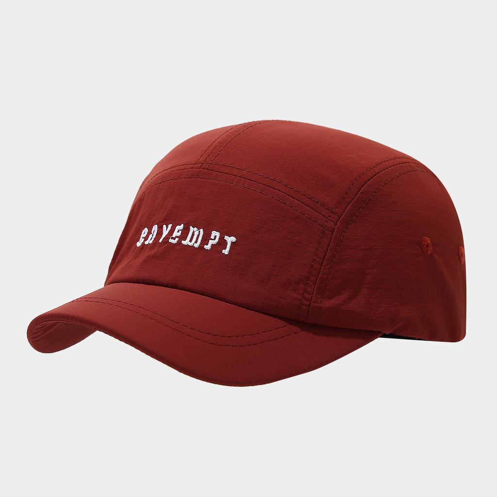 Minimalist Niche Short-brimmed Baseball Cap, Light Mesh Quick-drying Hat, Male and Female Couples Retro Casual Five-piece Hat