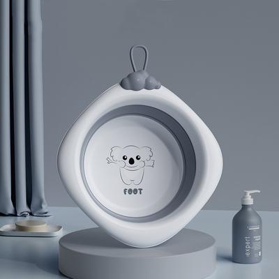 Children's Foldable Washbasin, Portable Washbasin, Baby Thick Plastic Basin, Household Baby Small Plate