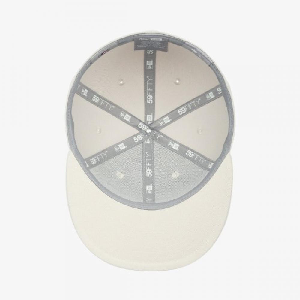 New Era New York Yankees Basic Outline Fitted Cap Stone 14881540