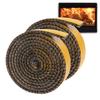 1 Roll of Fireplace Tape Seal Rope Gasket Self Adhesive Prevent Smoke Leakage Accidents High Temperature Resistant Wood Stove Flat Gasket