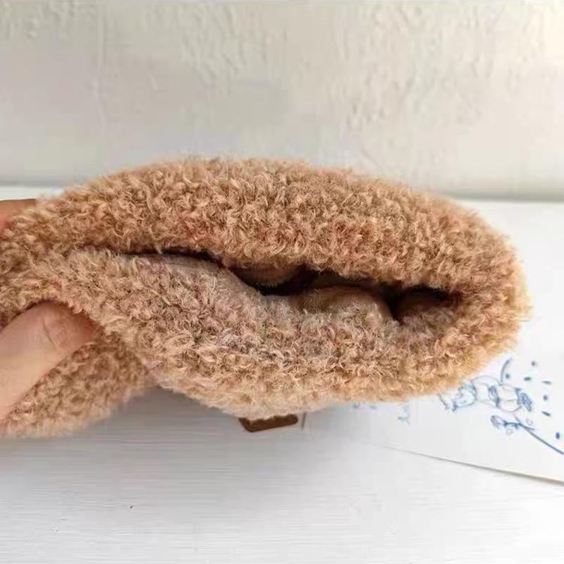 1Pcs Fashion Autumn Winter Women Beanies Caps Warm Cute Bear Ear Hat Casual Couple Knitted Plush Soft