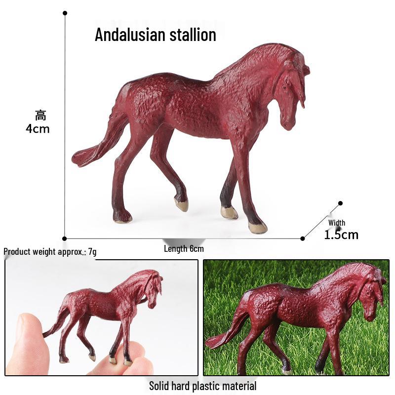 Children's Wildlife Simulation Horse Rider Toy Set