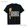 T Shirt Wooden Spoon Survivor Italian Filipino Pride Vintage Homme Streetwear Casual Top For Everyday Wear Stretched