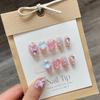 HANDMADE Artificial Nail Dream Stars & Moon Stars Phototherapy Nails Reusable and Removable Nails