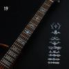 New Beautiful Electric Guitar Parts Fretboard Sticker Guitarra Accessories Ultra Thin Stickers Cross Inlay Decals
