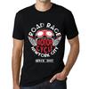 Men’s Vintage Tee Shirt Graphic T Shirt Road Race Since 1997 Deep Black