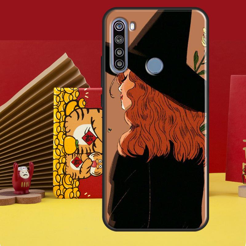 Capa de Bruxa Maligna de Halloween Para Redmi Note 12 10 8 9 11 Pro Capa Para Redmi Note 12S 11S 10S 9S 8T 9C 10C 12C Coque