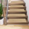 Stair Mat Self Adhesive Non-slip Washable Wear-resistant Contrast Color Wood Stair Protection Reduce Noise Stain Resistant Step Rug Safety