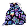 Mushroom Blanket Machine Washable Soft Flannel Blanket Warm Cozy Throw Blanket for Kids Adults Farmhouse Bed Sofa