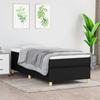 Maison Exclusive - Lattenrost mit Matratze Schwarz 90x200 cm Stoff