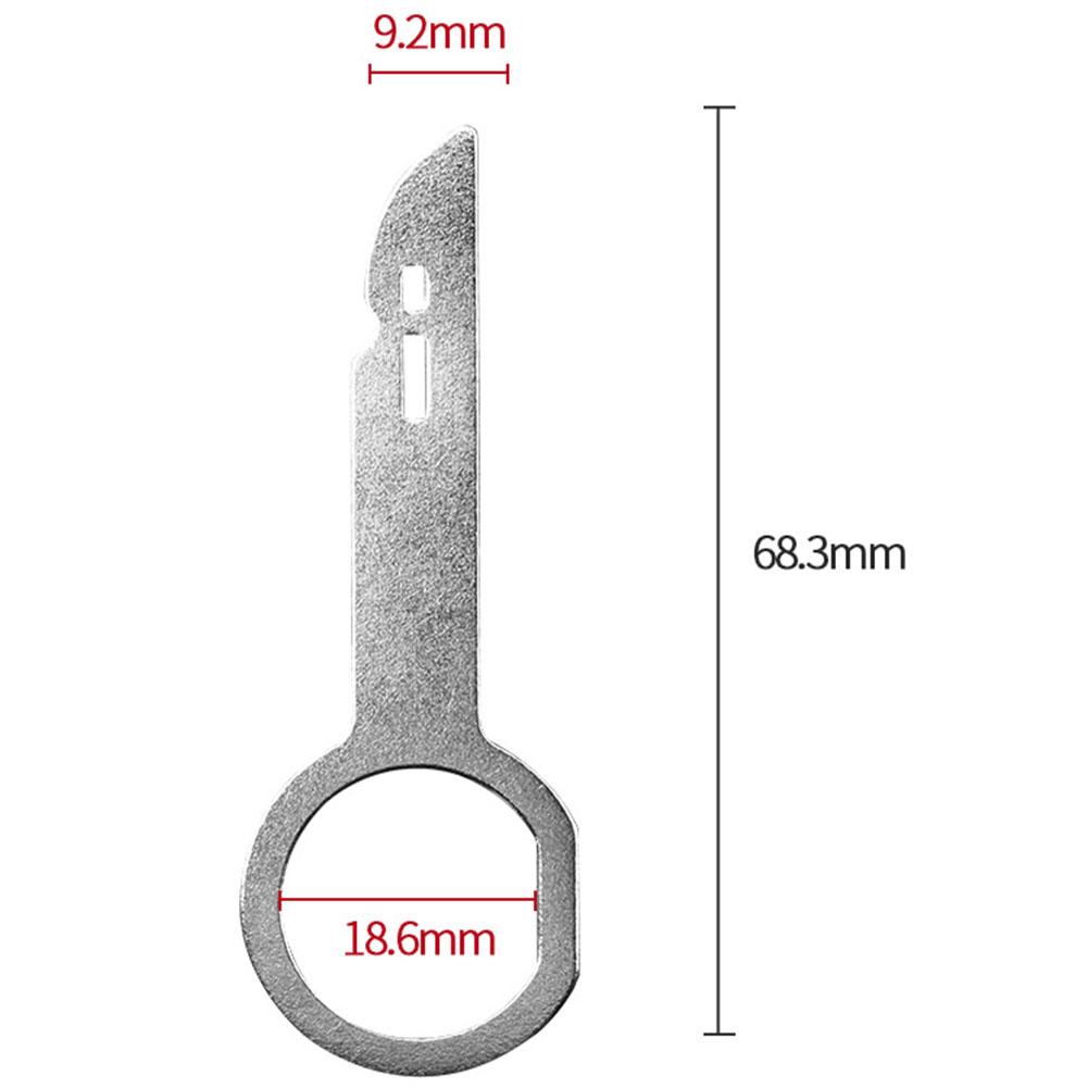 4 Pc Metal Car Radio Removal Tool Release Keys Extraction Kit For Ford/For Mercedes Radio Stereo Release Removal Install Tool